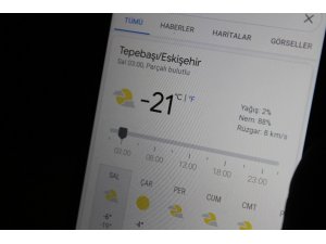 Eskişehir’de hava sıcaklığı bir haftada 41 derece değişti