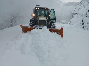 Düzce’de kar nedeniyle kapanan 228 köy yolu ulaşıma açıldı