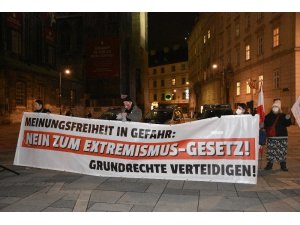 Viyana’da terörle mücadele yasa tasarısı protesto edildi