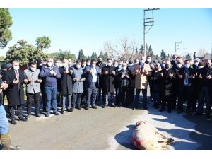 Salihli’de 16 kilometrelik beton yol dualarla açıldı