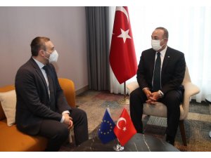 Bakan Çavuşoğlu, Türkiye-AB Karma Parlamento Komisyonu Eşbaşkanı Lagodinsky ile görüştü