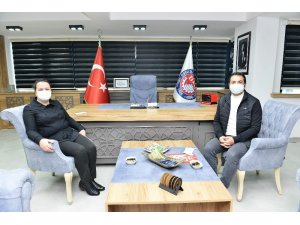 AK Parti Milletvekili Ök, DTO Başkanı Erdoğan’dan Denizli Teknik Tekstil Merkezi hakkında bilgi aldı