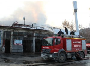 Kastamonu’da benzin istasyonunun yanında korkutan yangın