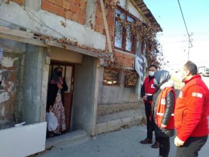Kastamonu Türk Kızılayı’ndan karantinadaki ailelere gıda yardımı