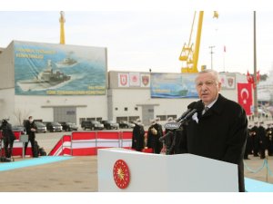 Cumhurbaşkanı Erdoğan: “Kendi savaş gemisini yapan 10 ülke içindeyiz”