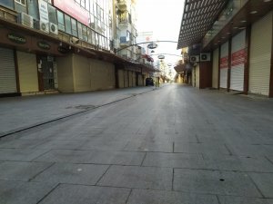 Gaziantep’in yoğun noktalarında kısıtlama sessizliği