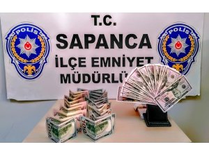 Sakarya’da sahte dolar bozduran şüpheli gözaltına alındı
