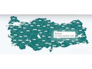 Erzincan’da 3 bin 830 kişi aşılandı