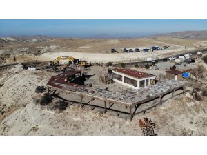 Kapadokya’da 25 kaçak yapı daha yıkıldı