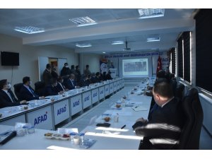 Bitlis’te İl Afet Risk Azaltma Planı Bilgilendirme toplantısı düzenlendi