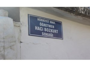 Merhum Gazeteci Bozkurt’un adı sokağa verildi