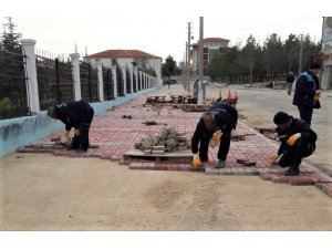 Karaman Belediyesi Koruluğa otopark yapıyor