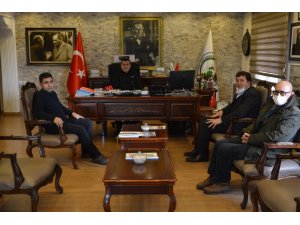 İHA Erzurum Bölge Müdürü Türkez, Belediye Başkanı Demir’i ziyaret etti