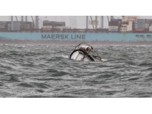 Marmara Körfezi’nde Lodos balıkçı teknesini batırdı