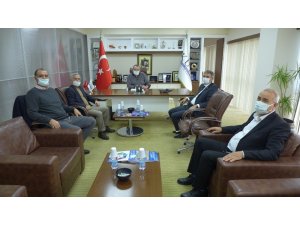 Aydın İl Tarım ve Orman Müdürlüğü yetkilileri KUTO Başkanı Akdoğan ile görüştü
