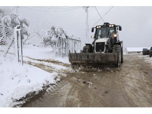 Mudanya’da yoğun kar mesaisi