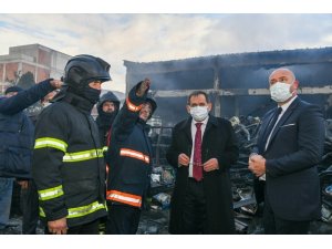 Başkan Demir: “Tesellimiz yangında yaralanma ve ölüm olmaması”