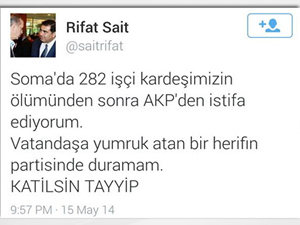 AKP’li vekilin hesabını hackleyip "Katilsin Tayyip" yazdılar