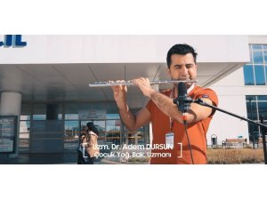 Kayseri’de sağlık çalışanları ’sağlık’ için çaldı