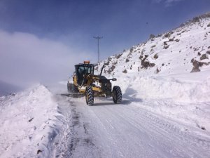 Kar ve tipi köy yollarını ulaşıma kapattı