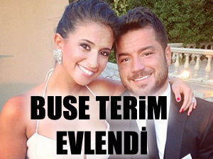 Buse Terim sade bir nikahla evlendi