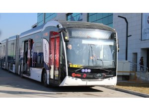 Yüzde 100 elektrikli ve yerli otobüs Ankara turunda