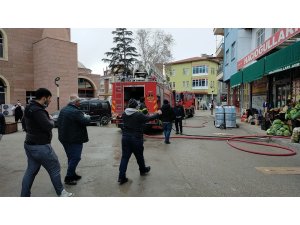 Osmancık’ta market yangını