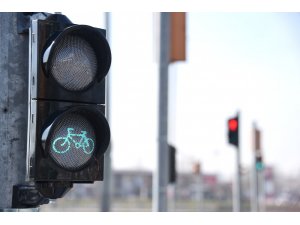 Bisiklet şehri Konya’da, bisiklet trafik ışıklarının sayısı artırılıyor