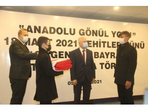 Şanlı Türk bayrağı Kilis’ten Çanakkale’ye uğurlandı