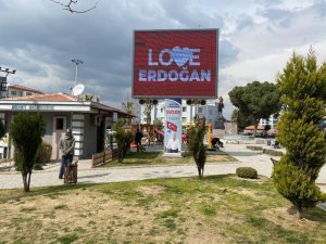 Yunusemre Belediyesinden ‘Stop Erdoğan’ cevabı