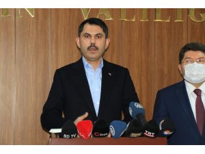 Çevre ve Şehircilik Bakanı Murat Kurum, Bartın’daki yatırımları değerlendirdi