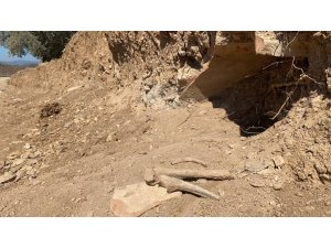 Bursa’da yol çalışmasında Bizans dönemi mezarları ve insan kemikleri bulundu