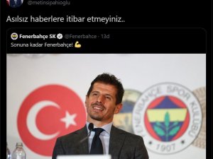 Fenerbahçe’den Emre Belözoğlu açıklaması: "Asılsız habelere itibar etmeyiniz"