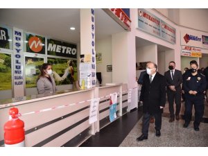 Manisa’da Şehirlerarası Otobüs Terminali denetlendi