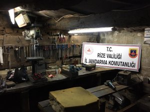 Rize’de kaçak silah operasyonu