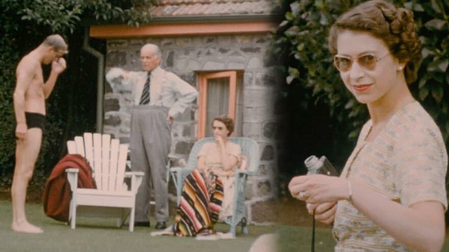 Kraliçe Elizabeth’in 68 yıl sonra ilk kez ortaya çıkan görüntüleri