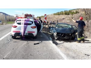 Konya’da 3 otomobil çarpıştı: 7 yaralı