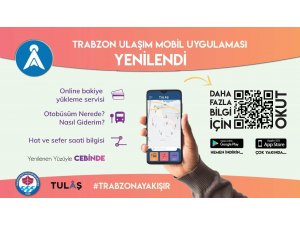 Trabzon’da toplu taşımada mobil kolaylık
