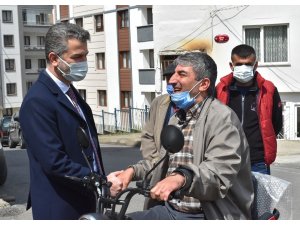 AK Parti Trabzon İl Başkanı Mumcu engelli Levent Baytar’ın hayalini gerçekleştirdi