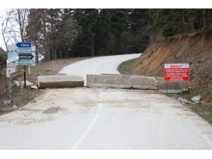 Yedigöller Milli Parkı yolu 4 aydır kapalı