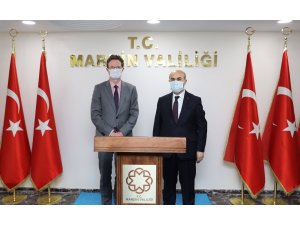 AB Türkiye Delegasyonu Başkanı Meyer-Landrut, Mardin Valisi Demirtaş ile bir araya geldi