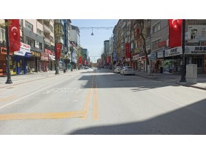 Malatya’da hafta sonu sokaklar boş kaldı