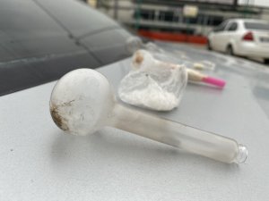 Trafik uygulamasına takılan araçtan uyuşturucu çıktı