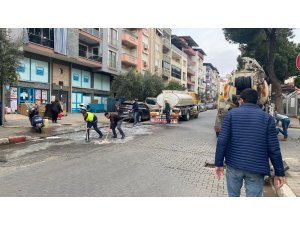 Nazilli sokakları dezenfekte edilmeye devam ediyor