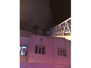 Nevşehir’de çatı yangını korkuttu