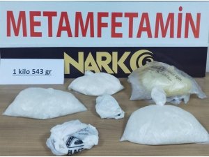 Nevşehir’de bir buçuk kilo uyuşturucu ele geçirildi