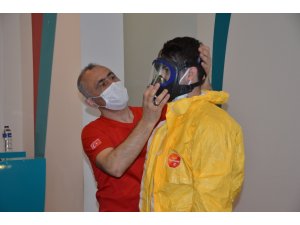 Bursa’da sağlık çalışanlarına KBRN eğitimi verildi