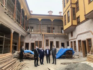 Tarihi Velipaşa Hanı’ndaki restorasyon çalışmalarında sona gelindi