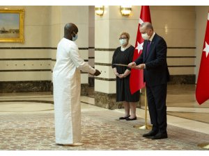Cumhurbaşkanı Erdoğan, Gine Bissau Büyükelçisini kabul etti