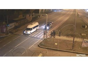 Batman ve Mardin’de kural ihlali yapan araçların karıştığı kazalar kamerada